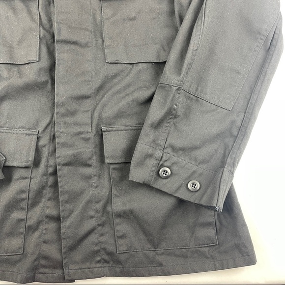 Propper Button Up Shirt Mens Large Long Black Pockets Heavy Duty - Picture 4 of 9